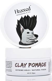haxxed Extreme hold Clay Pomade |All natural ingredients | Oil based clay | 36hrs hold Hair Clay