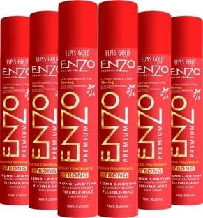 ELPIS GOLD Premium Ultra Shine Finish Pack of 6 Hair Spray Hair Spray
