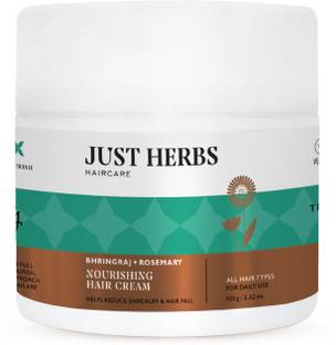 Just Herbs Nourishing Hair Cream with Bhringraj & Rosemary, Reduce Dandruff & Hairfall Hair Cream