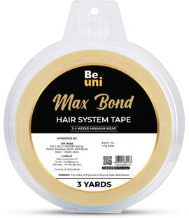 BEUNI Max Bond Wig Tape Ultra Hold DoubleSided Patch Tape Ultra Hold Tape (3 YD ROLL) Hair Paste