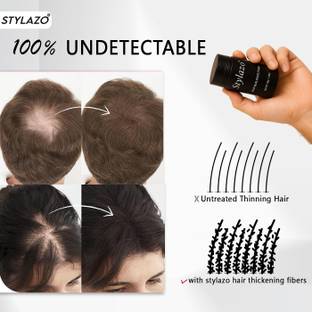 Stylazo hair fiber 30g for covering baldness black Hair Powder