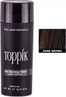 toppik Hair Fibers For Hair Loss Concealer & Instant Styling Dark Brown Color 1 Unit Hair Fiber