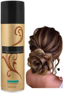 GABBU Best Hair setting/Fixing spray long lasting for Men and Women Hair Spray AR123 medium Hair Volumizer spray