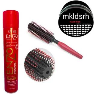 mkldsrh enzo hair spray with roller comb and mg 5 wax Hair Spray