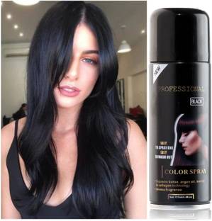 DARVING Temporary Hair Color Spray Black water proof Hair Spray