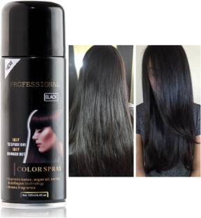 DARVING Temporary Hair Color Spray with Argan Oil black Hair Spray