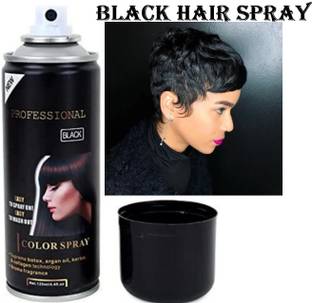 Arcanuy BEST HAIR BLACK USEABLE COLOR SPRAY LONG LASTING Hair Spray