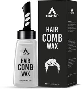 Man-Up Hair Comb Wax | 2-in-1 Men Hair Styling Gel with Comb | Long Lasting – 140ml Hair Gel