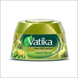 VATIKA IMPORTED HAIR FALL CONTROL CACTUS , GHERGIR & OLIVE STYLING HAIR CREAM Hair Cream
