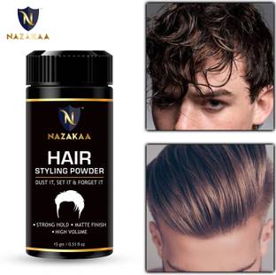 NAZAKAA Hair Styling Powder for High Volume, Strong Hold, Matte Look nd Invisible Finish Hair Powder