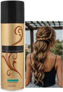 AFARAXIA Gold Hair Spray - Super Firm Hold Spray | Professional Hair Spray Hair Spray