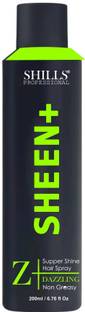 Shills Professional Sheen+ Z+ Dazzling Non Greasy Supper Shine Hair Spray Hair Spray Hair Mousse