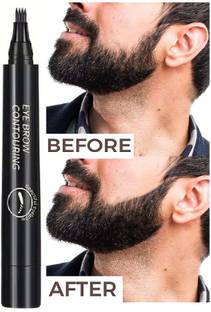 MYEONG BEARD PEN FILLER FOR MEN - WITH MICRO FORK TIPS (BLACK) Beard Cream