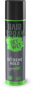 SET WET Extreme Hold Styling Hair Spray for Men,Style, Spray, Freeze your hair,Long Lasting,Quick Drying Hair Spray