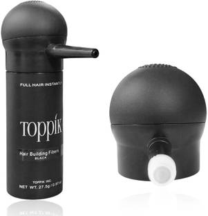 Views Hair Building Fibers for Thinning Hair with Spray Applicator Pump Nozzle (Black) Hair Powder