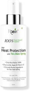 ktein 100% Plant based Natural Heat Protection Spray with EXTRA SHINE Hair Spray