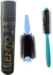 enzo Hair Styling Hold Hair Spray with 2 Roll Comb.. Hair Spray Hair Spray Hair Spray