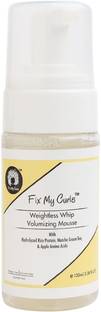 Fix My Curls Curl Enhancing, For Wavy, & Curly Hair|No Silicone, Weightless Whip Volumizing Hair Mousse