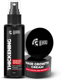 BEARDO Grow In Style| Hair Growth Cream & Thickening Serum Spray | Volume & Thick Hair Hair Cream