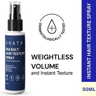 ARATA Sea Salt Hair Texture Spray for Instant Volume, Soft Hold and Matte Finish Hair Spray