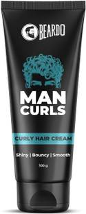 BEARDO Man Curls Curly Hair Cream | Define & Enhance Curls with Natural Hold Hair Cream