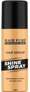 हेयर प्योर Hair Shine Spray Long Lasting Hair Spray Styling Serum बालों का स्प्रे