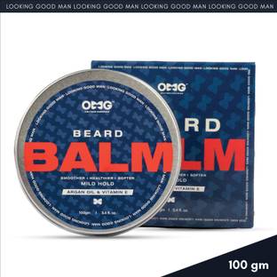 OMG Beard Balm enriched with Vitamin E, Argan Oil & Natural Ingredients Hair Balm
