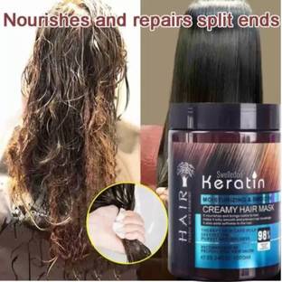SWELLEDON Keratin Mask for Dry Damaged Hair, Moisturizing and Smoothing (800 ml) Hair Cream