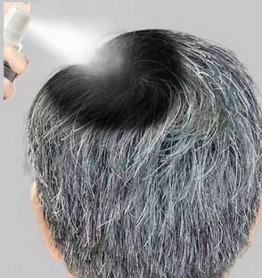 MYEONG Temporary Easy To Apply Thickening Fiber Black Hair Color Spray , BLACK