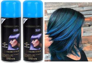 tanvi27 Combo New original temporary shine hair color spray , Blue Hair Spray