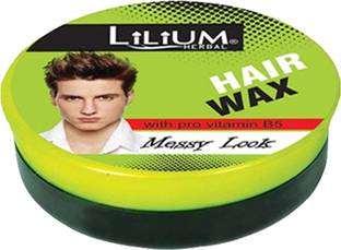 LILIUM Styling Hair Wax Messy Look With Pro Vitamin B5, Precision Hold, Natural Finish Hair Wax