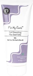 Fix My Curls Curl Quenching Flax Seed Gelly for Curly and Wavy Hair, 200g Hair Gel
