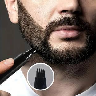 YAWI New Black Beard Pencil for Men Dual Filler pen Beard Cream