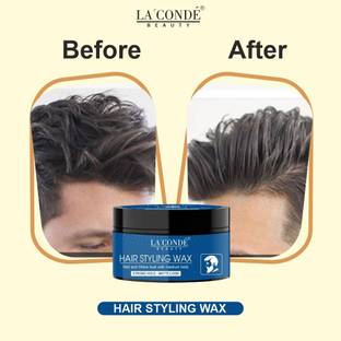 La'Conde Hair Wax Strong Hold for Curly Hair for Wet Look HairStyles Pack of 1 of 50grams Hair Wax