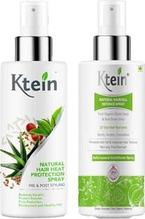 ktein Natural hair Heat Protection Spray and Hair fall defense Spray 100ml Hair Spray