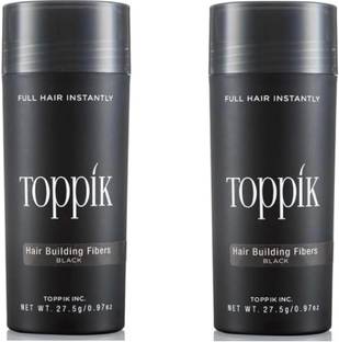 toppik Hair Building Fiber Instantly Thinning Hair & Balness Water-Resistant Pack Of 2 Hair Fiber
