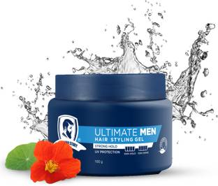 THE BEARD STORY Hair Styling Gel, Uv Protect, Strengthens, Smooth & Shiny, Strong Hold Hair Gel