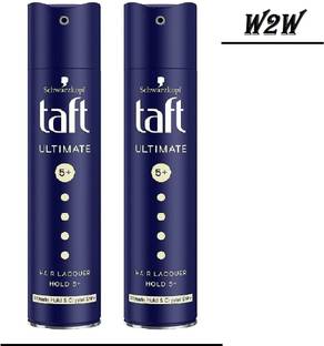 TAFT ULTIMATE HAIR LACQUER Hair Spray (250 ml) pack 2 Hair Gel