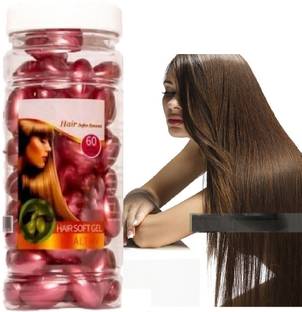 manasona Soft Vitamin E soft gel hair capsules For Girls & Women Hair Gel