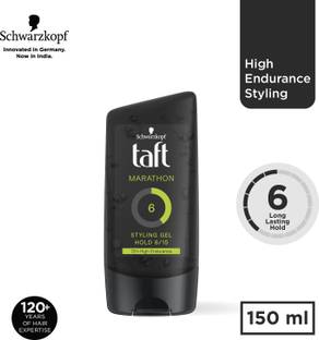 Schwarzkopf TAFT Marathon Hair Gel Hold 6, 72-Hour Hold In All Weather Conditions Hair Gel