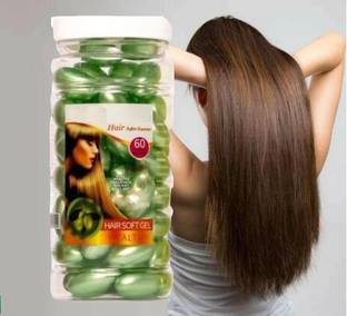 manasona Ultra Smooth Soft Vitamin E soft gel hair capsules For Girls & Women Hair Gel