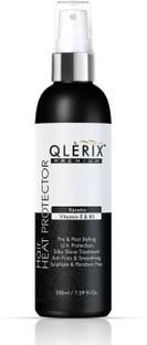 QLERIX Premium Hair Heat Protector Hair Spray with keratin vitamin E & B5 Hair Spray