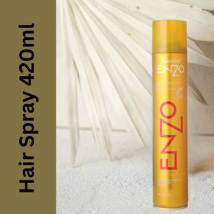 GUANZO Golden Hair Spray for All Hair Types | Styling & Volume Boost 420ML Hair Spray