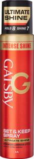 GATSBY Japan Ultimate Shine Spray |Maximum Hold, Luminous Finish, Non-Sticky Formula Hair Spray