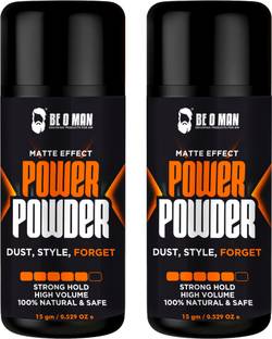 Be O Man Mattifying Volume Powder 15gm Matte Finish|Strong Hold Styling|COMBO OF 2 Hair Powder