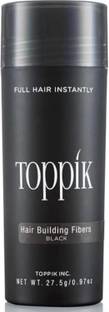 toppik Hair Building Fibers Black Color For Hair Styling 27.5 gm Hair Powder