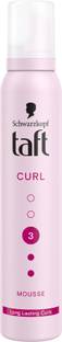 Schwarzkopf TAFT Curl Hold 3 Hair Mousse For Long Lasting Curls Hair Mousse