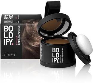 Boldify Hairline Powder | Root Touch Up Hair Powder | Stain Proof Formula-LIght Brown Hair Powder
