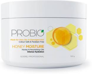 Godrej Professional Probio Honey Moisture Mask |For dry and damaged Hair Hair Mask