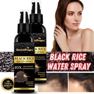 smartdrops Voluminous Brilliance: Enhance Your Hair with Black Rice Water Spray (pack of 2)